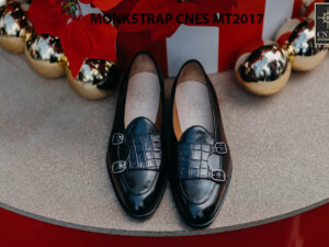 Giày tây nam Double Monkstrap CNES MT2017 001