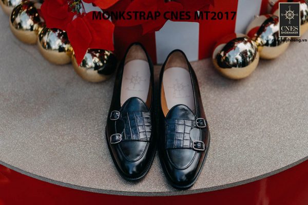 Giày tây nam Double Monkstrap CNES MT2017 001