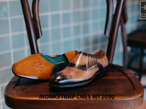 Giày tây nam xỏ khóa Monkstrap CNES MT2030 006