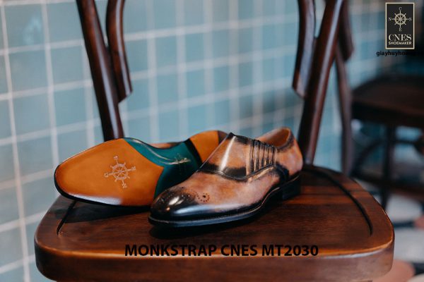 Giày tây nam xỏ khóa Monkstrap CNES MT2030 006