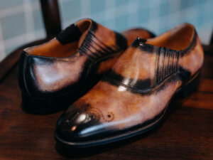 Giày tây nam xỏ khóa Monkstrap CNES MT2030 005