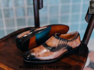 Giày tây nam xỏ khóa Monkstrap CNES MT2030 004