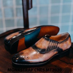 Giày tây nam xỏ khóa Monkstrap CNES MT2030 004