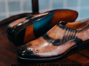 Giày tây nam xỏ khóa Monkstrap CNES MT2030 004