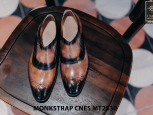 Giày tây nam xỏ khóa Monkstrap CNES MT2030 001