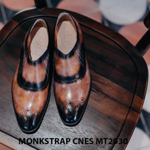 Giày tây nam xỏ khóa Monkstrap CNES MT2030 001