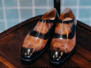 Giày tây nam xỏ khóa Monkstrap CNES MT2030 001