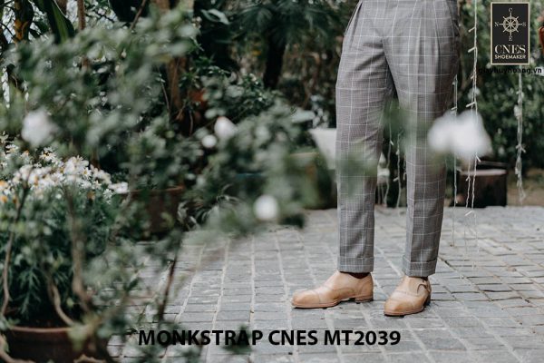 Giày da nam Single Monkstrap CNES MT2039 008