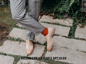 Giày da nam Single Monkstrap CNES MT2039 006