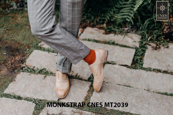 Giày da nam Single Monkstrap CNES MT2039 006