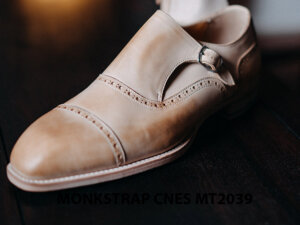 Giày da nam Single Monkstrap CNES MT2039 003