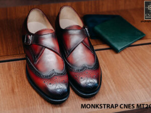 Giày da nam hàng hiệu Monkstrap CNES MT2042 001