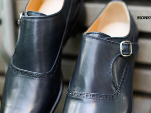 Giày da nam cao cấp Monkstrap CNES MT2040 001