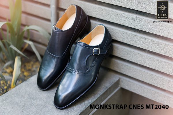 Giày da nam cao cấp Monkstrap CNES MT2040 001