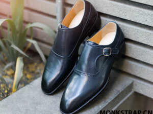 Giày da nam cao cấp Monkstrap CNES MT2040 001