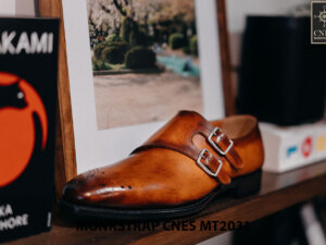 Giày tây nam Monkstrap CNES MT2031 003