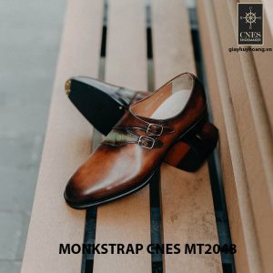 Giày tây nam không dây Monkstrap CNES MT2048 003
