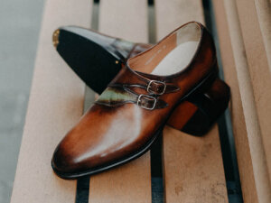 Giày tây nam không dây Monkstrap CNES MT2048 003