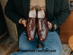 Giày tây nam chính hãng Monkstrap CNES MT2049 003