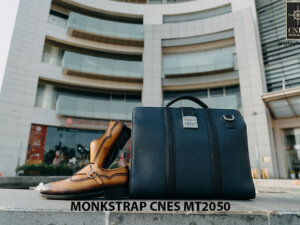 Giày da nam da bê Monkstrap CNES MT2050 009