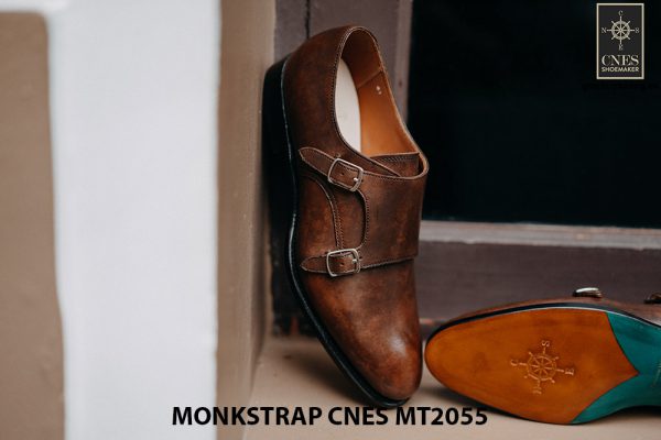 Giày tây nam da bê Monkstrap CNES MT2055 003