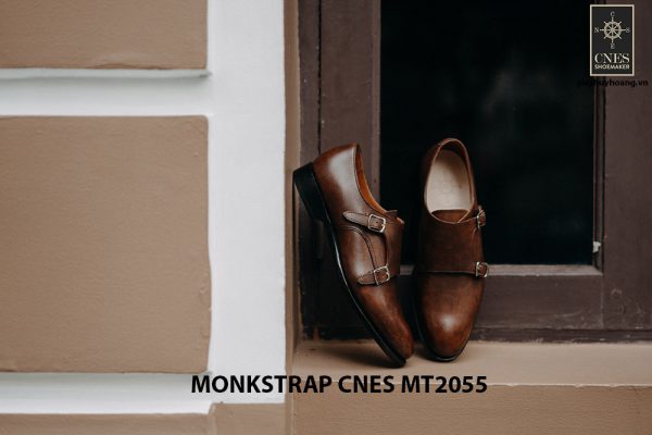 Giày tây nam da bê Monkstrap CNES MT2055 002