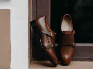 Giày tây nam da bê Monkstrap CNES MT2055 002