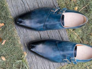 Giày da nam đẹp Monkstrap CNES MT2025 003