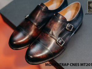 Giày da nam xỏ chân Monkstrap CNES MT2019 003