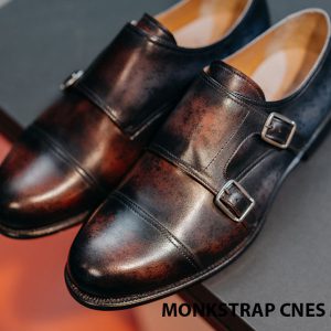 Giày da nam xỏ chân Monkstrap CNES MT2019 003