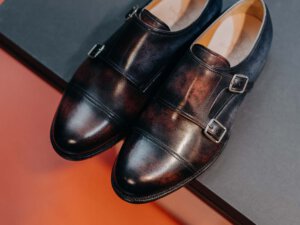 Giày da nam xỏ chân Monkstrap CNES MT2019 002
