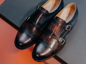 Giày da nam xỏ chân Monkstrap CNES MT2019 002
