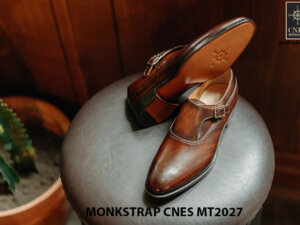 Giày da nam chính hãng Monkstrap CNES MT2027 004