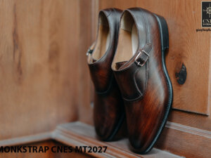 Giày da nam chính hãng Monkstrap CNES MT2027 003