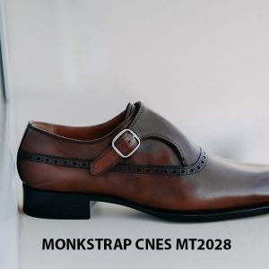 Giày tây nam không dây Monkstrap CNES MT2028 003