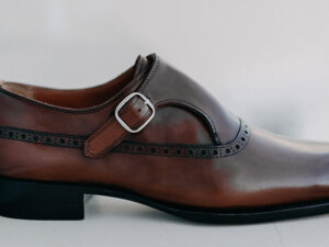 Giày tây nam không dây Monkstrap CNES MT2028 003