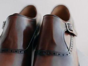 Giày tây nam không dây Monkstrap CNES MT2028 001