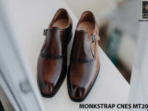 Giày tây nam không dây Monkstrap CNES MT2028 001