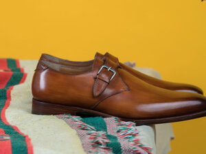Giày tây nam chính hãng Monkstrap CNES MT2046 005