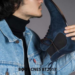 Giày da nam cổ cao Chelsea Boot CNES BT2017 002