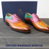 [Outlet Size 41] Giày da nam Saddle Oxford Marengo MGR106 001
