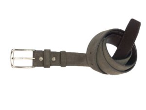 Dây nịt da lộn nam đầu kim da bò 2 lớp 0029