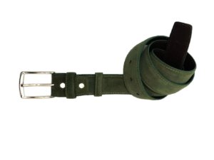 Dây nịt da lộn nam đầu kim da bò 2 lớp 0028