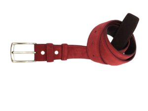 Dây nịt da lộn nam đầu kim da bò 2 lớp 0027