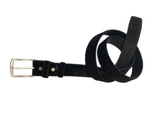 Dây nịt da lộn nam đầu kim da bò 2 lớp 0022