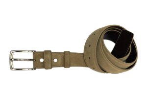 Dây nịt da lộn nam đầu kim da bò 2 lớp 0021