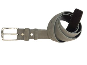 Dây nịt da lộn nam đầu kim da bò 2 lớp 0017