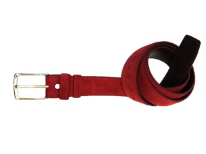 Dây nịt da lộn nam đầu kim da bò 2 lớp 0016