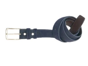 Dây nịt da lộn nam đầu kim da bò 2 lớp 0015