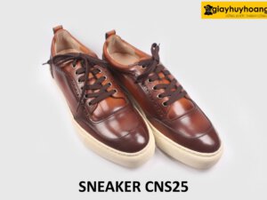 Giày da nam buộc dây thể thao Sneaker Derby CNS25 004